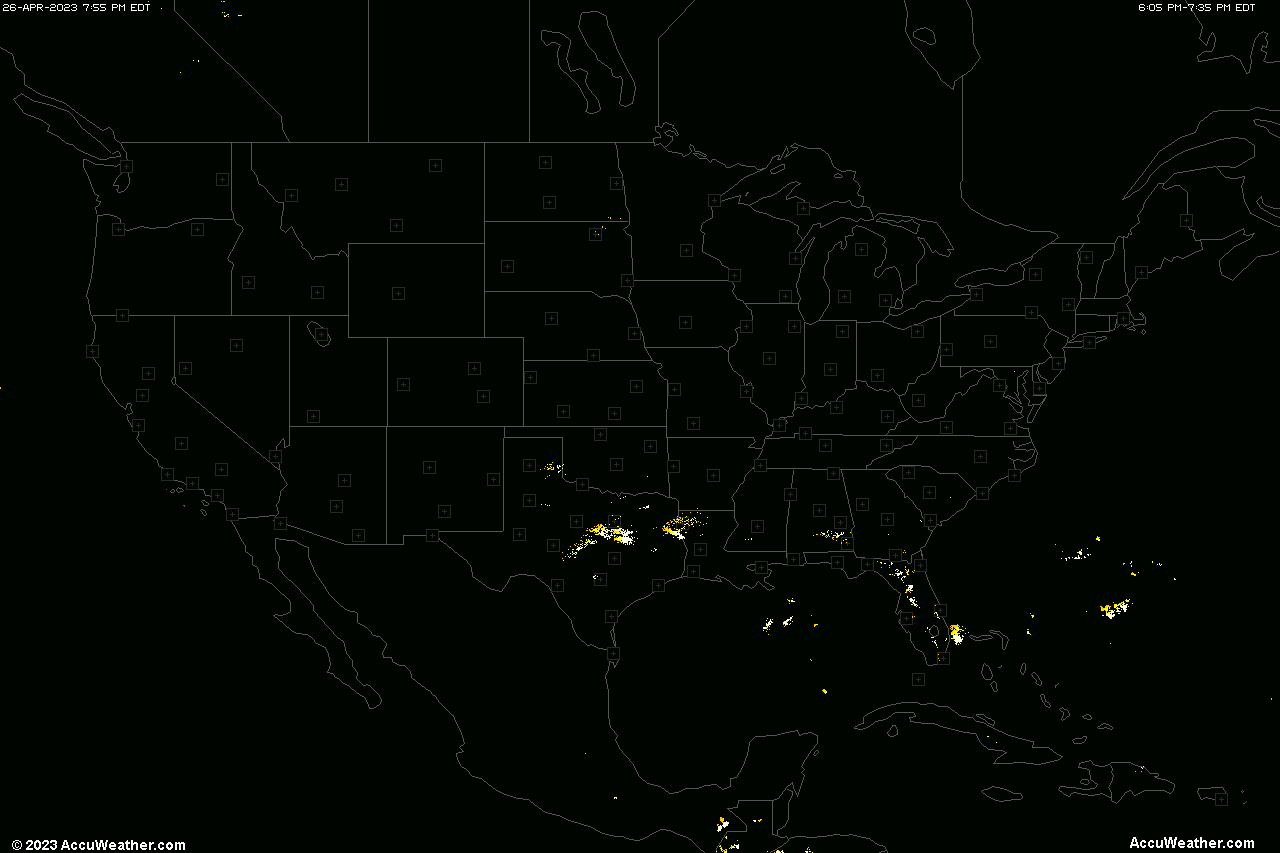 / Weather Maps / Yesterday's Weather